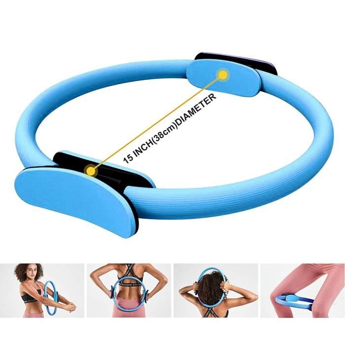 Build & Fitness Anneau De Pilates Cercle Magique De 34,3 Cm Pour Tonifier Les Cuisses, Le Tronc Et Les Bras – Léger Et Durable, En Silicone Et Fibre De Verre. Entraînements En