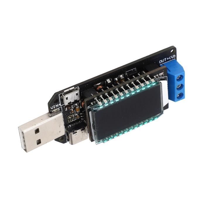 YOSOO Module de régulateur de tension Convertisseur Buck Boost DC 5V à DC  3.3V 9V 12V 24V Accessoire de module d'alimentation USB - Cdiscount  Bricolage