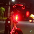 1pc éclairage vélo LED vélo avant + arrière Lampe frontale Jeu d'éclairage VTT vélo Feux arrière à vélo Lampe de poche-3