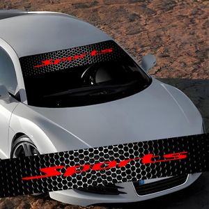 Accessoires Tuning Bannière Pare-brise Voiture - Autocollant Vinyle Réfléchissant 7x80cm Personnalisation Autocollants Auto Tuning