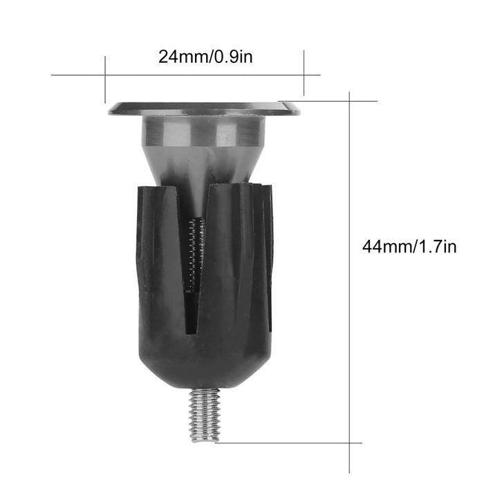 Bouchons D'extrémité De Guidon En Alu - Capuchons De Cintre Vélo VTT, Route, BMX - 7 Couleurs Dont Titane - Anti-chute Et Super Faciles à Poser