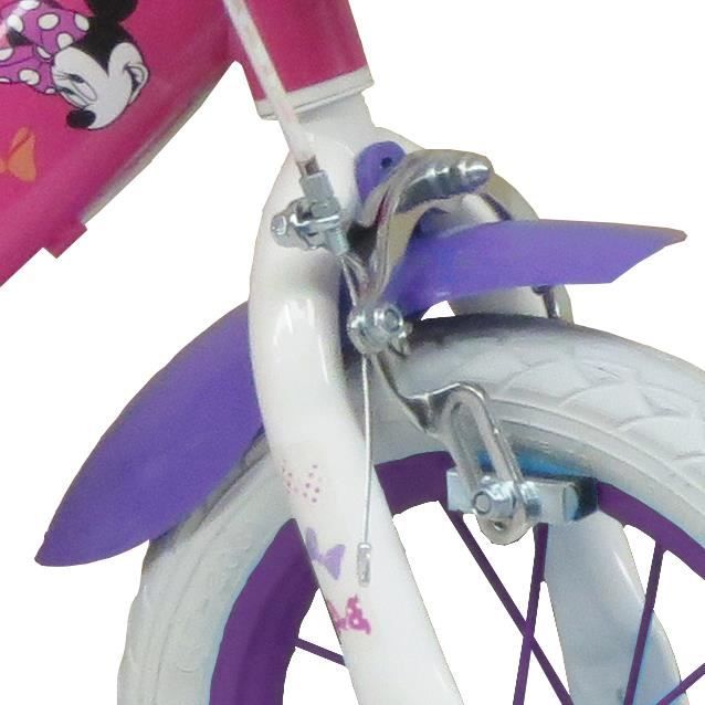 Panier avant vélo Minnie Mouse rose foncé – Équipement vélos enfants