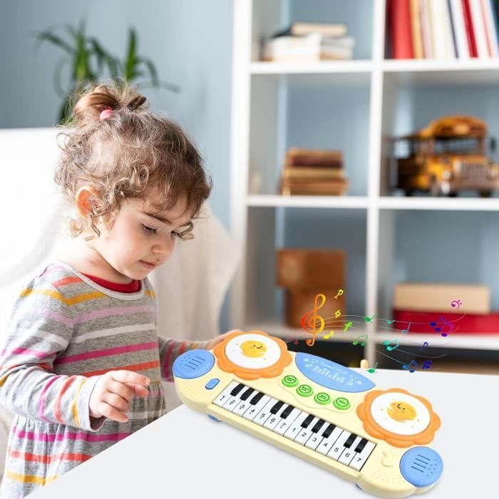 Piano Enfants,14 Touches Piano pour Enfants,Clavier de Piano pour Enfants,Jouet  D'éducation Précoce Jouet d'apprentissage Musical - Cdiscount Instruments  de musique