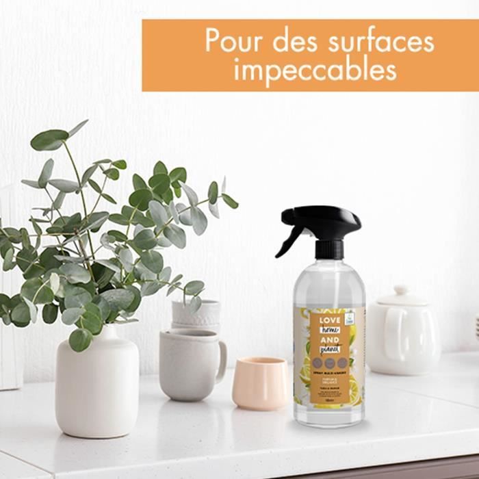 Spray Nettoyant Multi-Usage Sans Parfum 100% d'origine Naturelle et formule  Biodégradable.