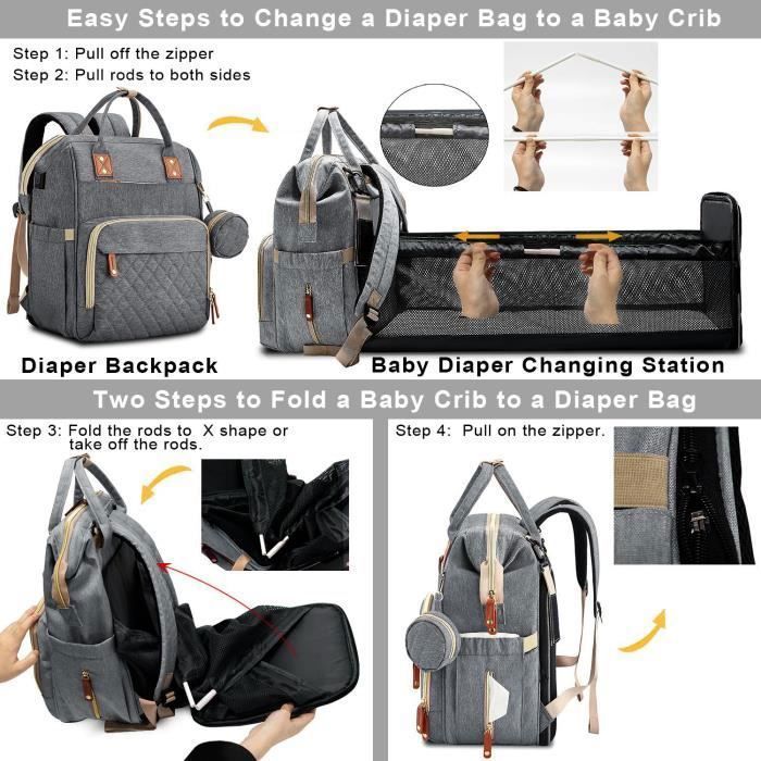 Sac a top dos change bebe