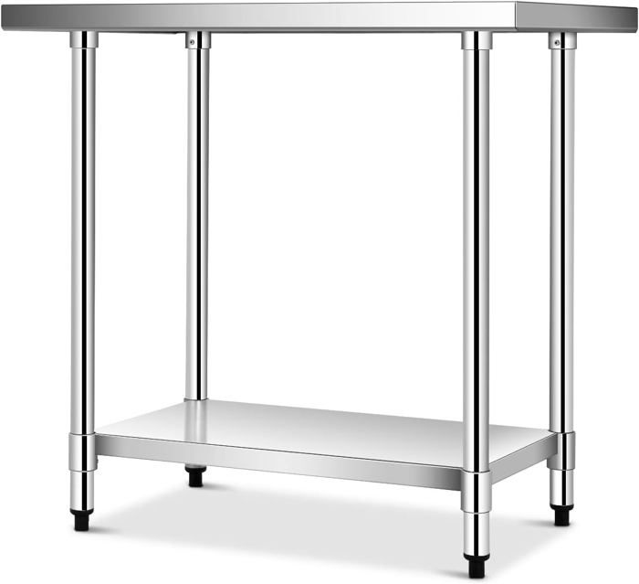 Table De Travail Professionnelle En Acier Inoxydable Budget Line 1600x600x850mm Hendi 8711369812471