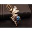 Collier Sautoir Fee Clochette Boule De Cristal Achat