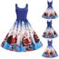 Robe De Soiree Mi Longue Vintage De Noel Pour Femmes Bleu Bleu Achat Vente Robe Soldes Des Le 15 Juillet Cdiscount