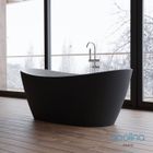 Baignoire îlot - SPALINA - NEROON 2.0 - Noir - 170x80 cm - Acrylique renforcé