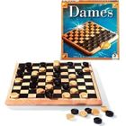 SCHMIDT SPIELE Dames bois tradition - jeu de société - SCHMIDT AND SPIELE