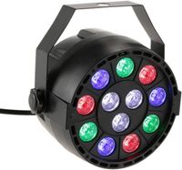 Lumière de Scène, DMX-512 RGBW Projecteur LED, Éclairage Stroboscopique Professionnelle, 8 Canaux pour Fête Disco Spectacle