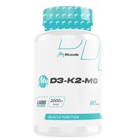 Vitamine D MyMuscle - My D3-K2-Mg - 60 Gélules