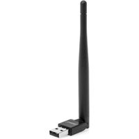 Anadol WiFi USB Stick Gold Line AWL150 150Mbit/s 2.4GHz WLAN Stick with 3dBi Antenna Black [Suitable for Mac, Windows, Linux Enigma