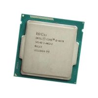 Processeur CPU Intel 4 Core I5-4670 SR14D 3.40Ghz FC-LGA 1150 6Mo 5GT/s Haswell