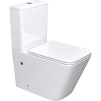 Mai & Mai WC toilettes à poser en céramique blanc toilette complet abattant avec frein de chute S112T