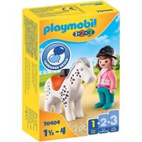 Playmobil 1.2.3 - 70401 - caleche avec licorne et fée - La Poste