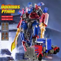 Jouet de déformation Robot voiture-camion Autobot alliage Optimus Prime pour enfants