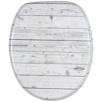 Abattant WC frein de chute soft close - SANILO - Timber - Bois - Finition de haute qualité - Résistant