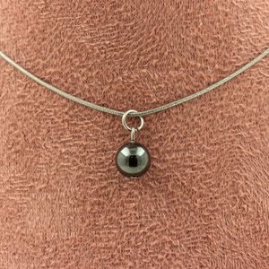 Collier 20 Perles Amazonite Du Brésil - Chaine Acier Inox - Bijou Pierre Naturelle - Neuf