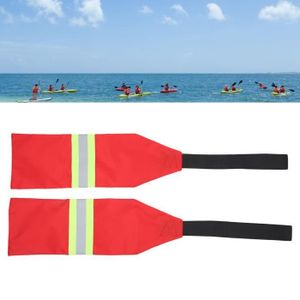 KAYAK Drapeau d'avertissement pour kayak - ATYHAO - Oxford - Blanc/Rouge - Non gonflable