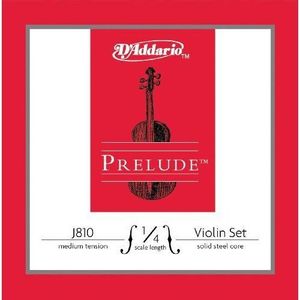 CORDE POUR INSTRUMENT D'Addario Prelude jeu de cordes pour violon 1/4 Ti