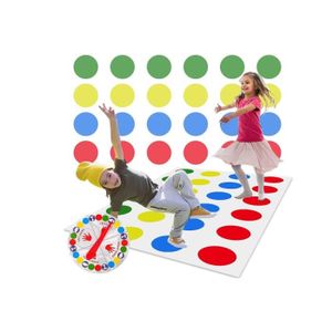 JEU SOCIÉTÉ - PLATEAU Twister Jeux pour Enfants & Adultes, Jeux d'annive