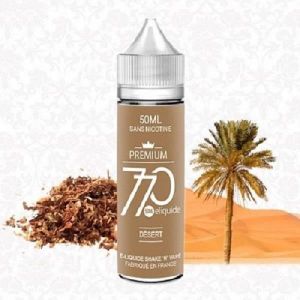ELIQUIDE DIY 50ML SANS NICOTINE (EN 0MG) - MARQUE 770 - AROME TABAC DESERT 