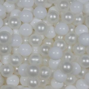 PISCINE À BALLES Mimii - Balles de piscine sèches 50 pièces - blanc, perle