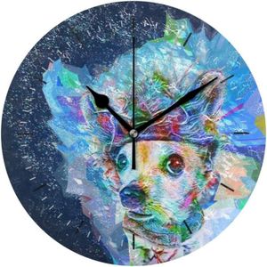 Chihuahua Chien HORLOGE MURALE CARLIN Pet Puppy Vinyl Record Horloge murale Chien Amant Cadeau 