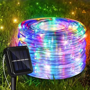 Tube lumineux multicolore animé 10m 8 jeux de lumière 200 LED 360