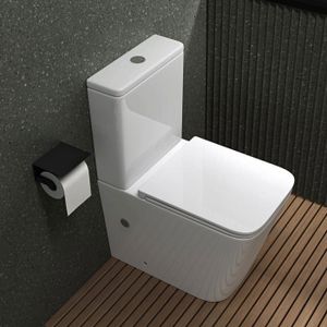 MGQ@9855Top Abattant WC Moderne Décor - Siège de Toilette Haute de Qualité  Cuvette WC avec couvercle design goutte d'eau - Cdiscount Bricolage