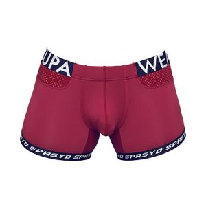 BOXER - SHORTY Supawear - Sous-vêtement Hommes - Boxers Homme - SPR Max Trunk Redbud - Rouge