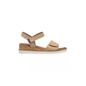 Chaussures Compensées Marron (beige) En Cuir Pour La Victoire - Pointure US 9 Femme - Occasion