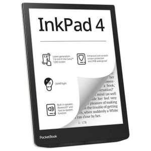 EBOOK - LISEUSE PocketBook InkPad 4 - Stardust Silver, liseuse e-b