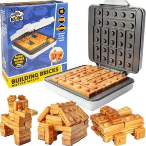 GAUFRIER Building Brick Electric Waffle Maker- Cook Fun, Bu
