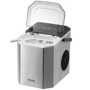 Machine à Glaçons VEVOR Encastrable 36kg/24h – Porte Réversible, Production 80lb/jour, Silencieuse