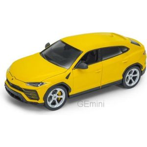 VOITURE - CAMION Miniature montée - Lamborghini Urus Jaune 1-24 Wel