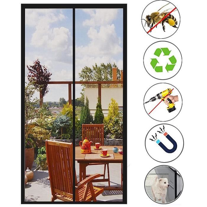 Moustiquaire de fenêtre découpable 150x150 cm - Insecticide et répulsif -  Equipement camping - Jardin et Plein air