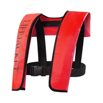 Gilet De Sauvetage Gonflable Automatique 150N – Avec Réflecteurs Et Sifflet, Pour Adultes !