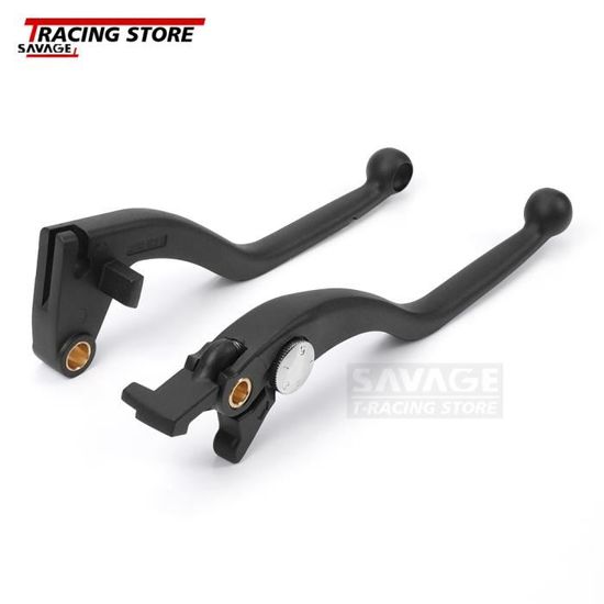 Leviers De Frein Et D'embrayage Réglables Pour Honda NX500 2024 - Aluminium Anodisé - 6 Positions - Pliables