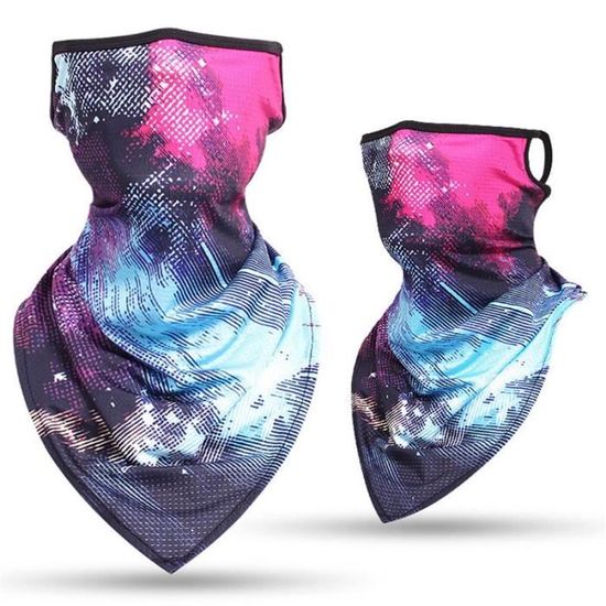 Foulard Multifonction Motif Anubis égyptien - Bandana, Cache-cou, Protection Solaire - Taille Unique En Microfibre Extensible