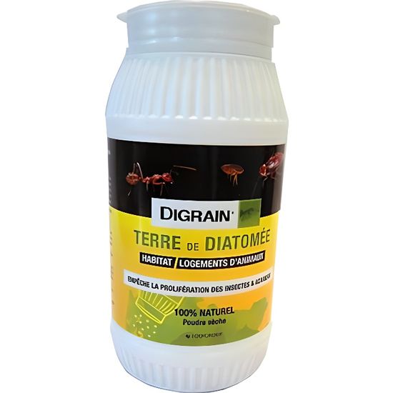 Poudreuse à Terre De Diatomée 350 Ml - Pour Jardin, Poulailler, Serre Et Maison