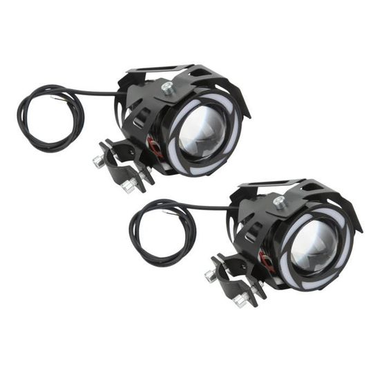 Locisne Projecteur LED 5.75" Daymaker Pour Harley – 45W 4000LM – Phare Moto Rond 9 LED Osram