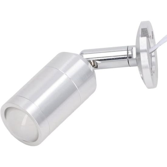 Spot LED Pour Vitrine/armoire - Angle Réglable 180°, 2W 4000K, Câble 1.85m, Alimentation 220V - 5