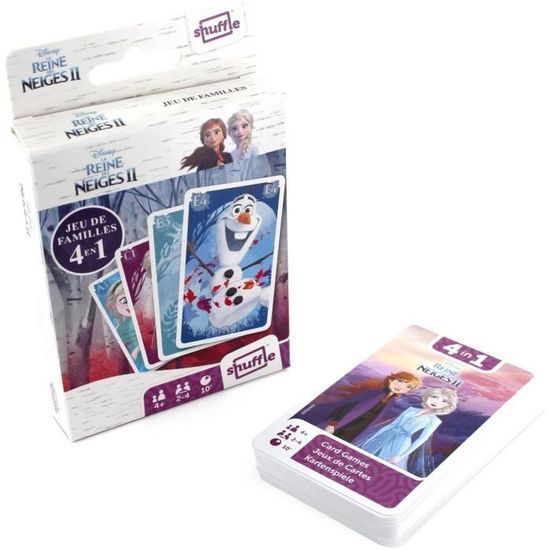 Shuffle - Jeu de 7 familles La reine des neiges 2 - Cdiscount Jeux - Jouets