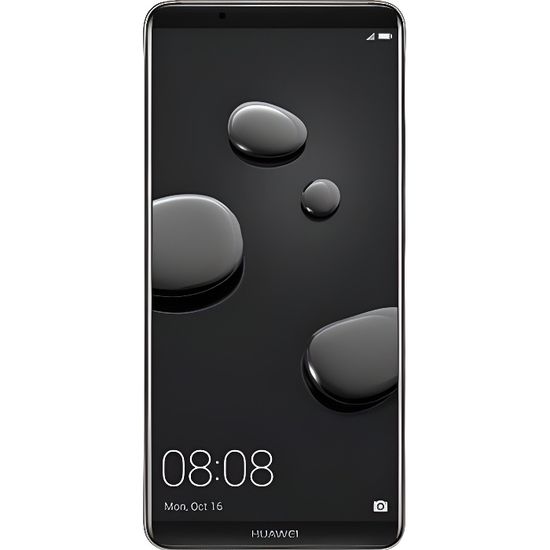 Smartphone Huawei Mate 10 Pro double SIM 4G LTE 128 Go - Gris - Lecteur d'empreintes digitales
