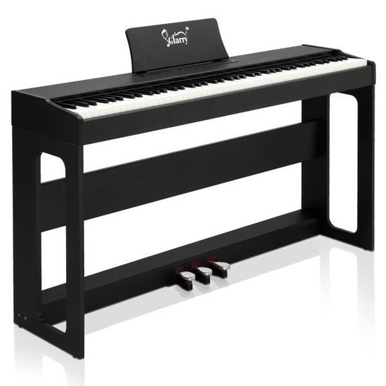 Piano Numérique Pliable 88 Touches KOMFOTTEU - Bluetooth, MIDI, Sac Inclus - Pour Débutants Et Voyage