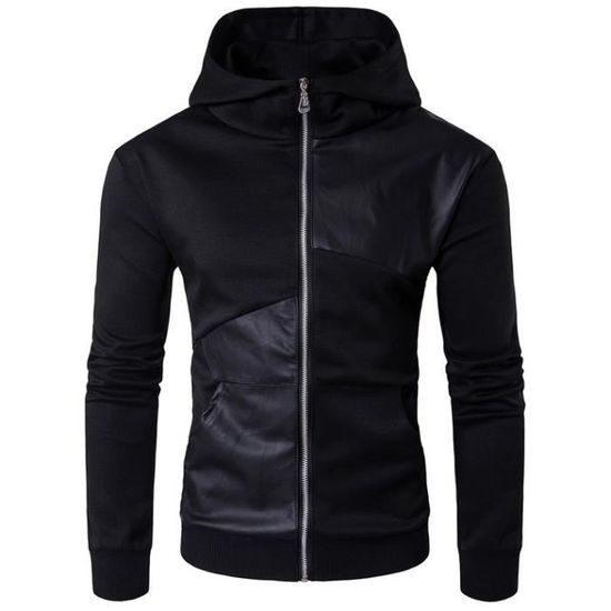 Blouson Aviateur Homme Mi-Saison - Polyester Décontracté - Manches Longues - Style Automne/Hiver