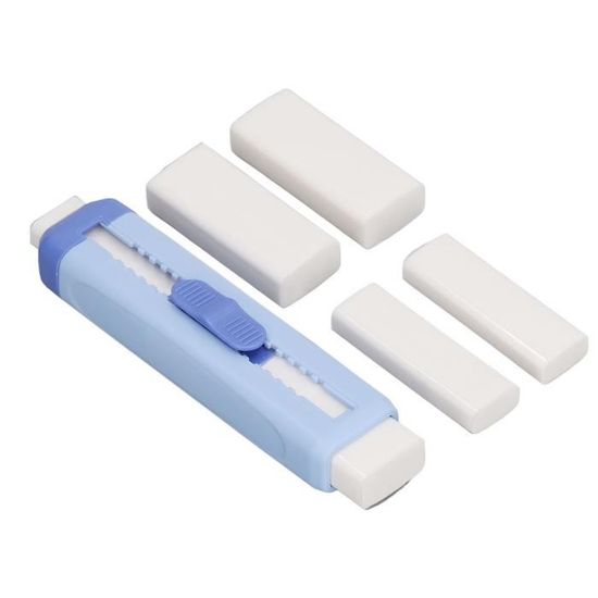 LAM-Gommes pour enfants Push Pull Gomme Double Extrémité Portable ABS ...