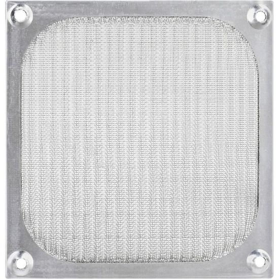 Lot 4 Grilles Protection Ventilateur 120mm - Filtre ABS Noir Anti-Poussière